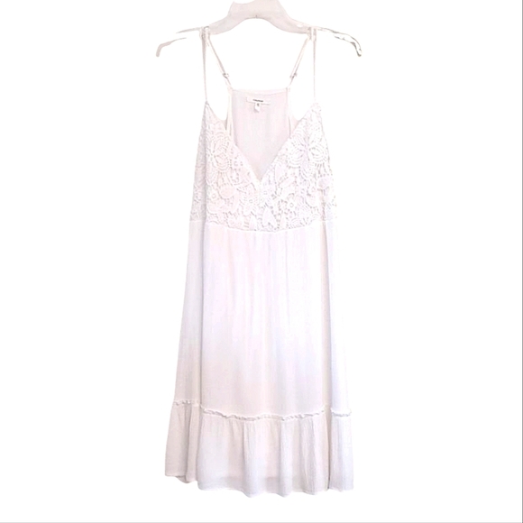 Maurices White Lace Midi Dress Size Large - Picture 1 of 8